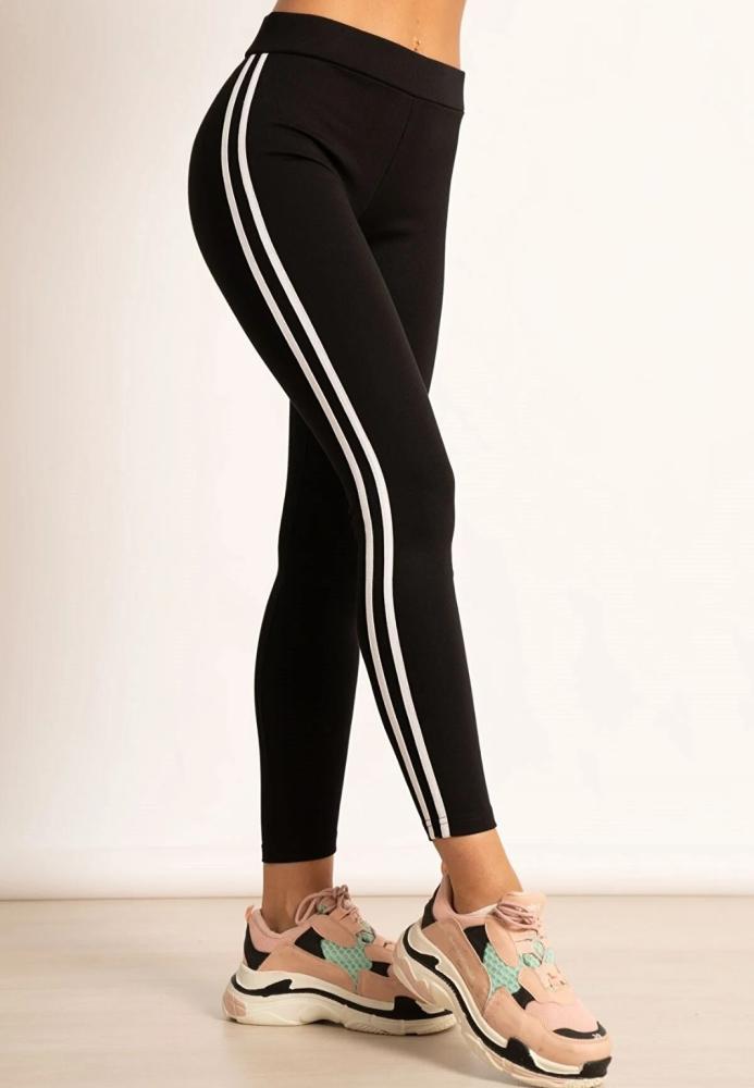 Colanti vatuiti,negri,cu dungi,albe,Engros